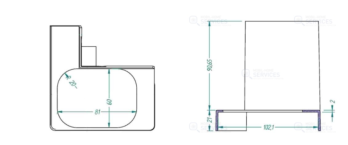 DESSUS ANGLE GAUCHE